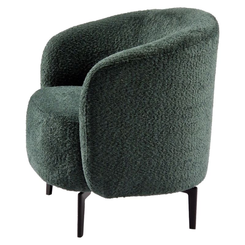 Celočalúnené kreslo v zelenom farebnom prevedení