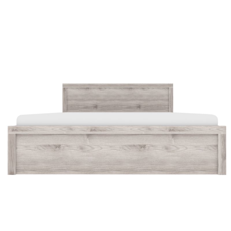 Posteľ s policami, 160x200, gaštan nairobi