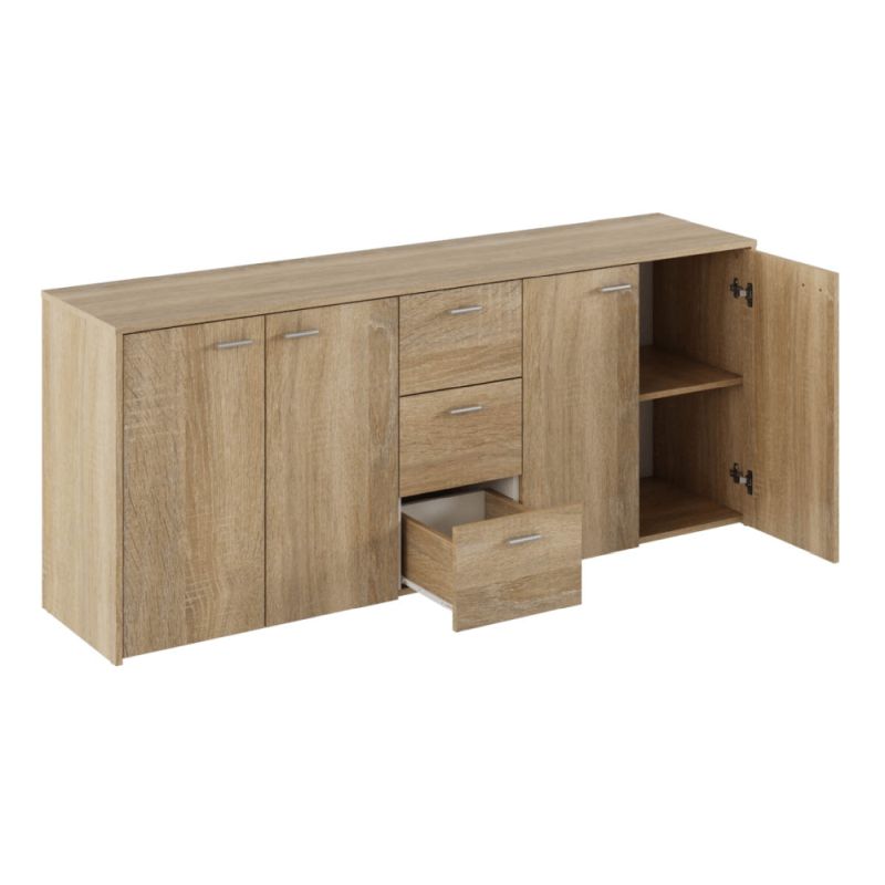 Kombinovaná komoda 180, dub sonoma