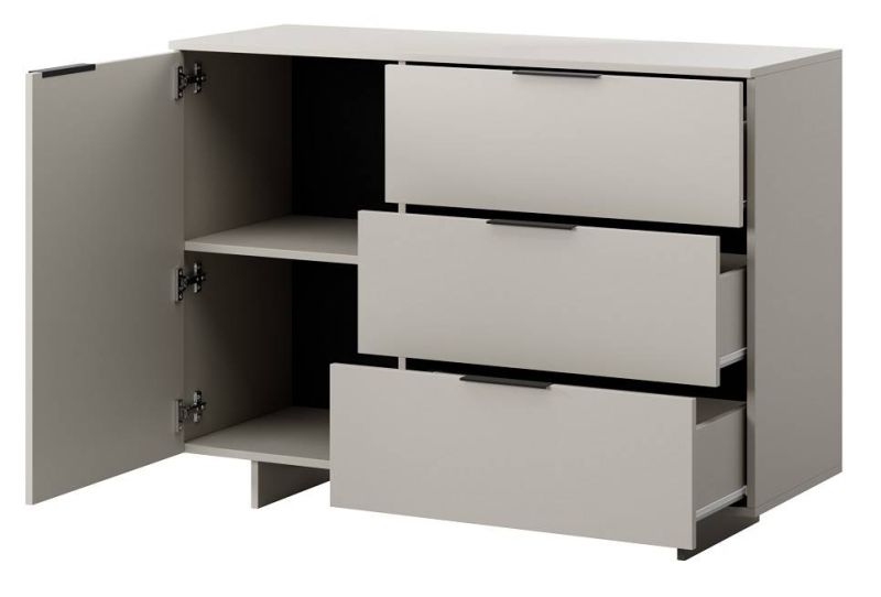 Komoda 1D3S, pieskovo béžová