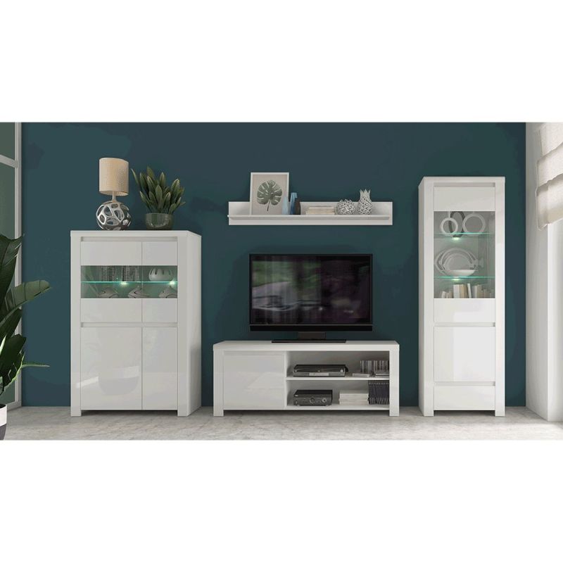 Polica 100, biela z DTD laminovanej