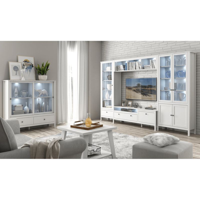 Visiaci regál 160, biela