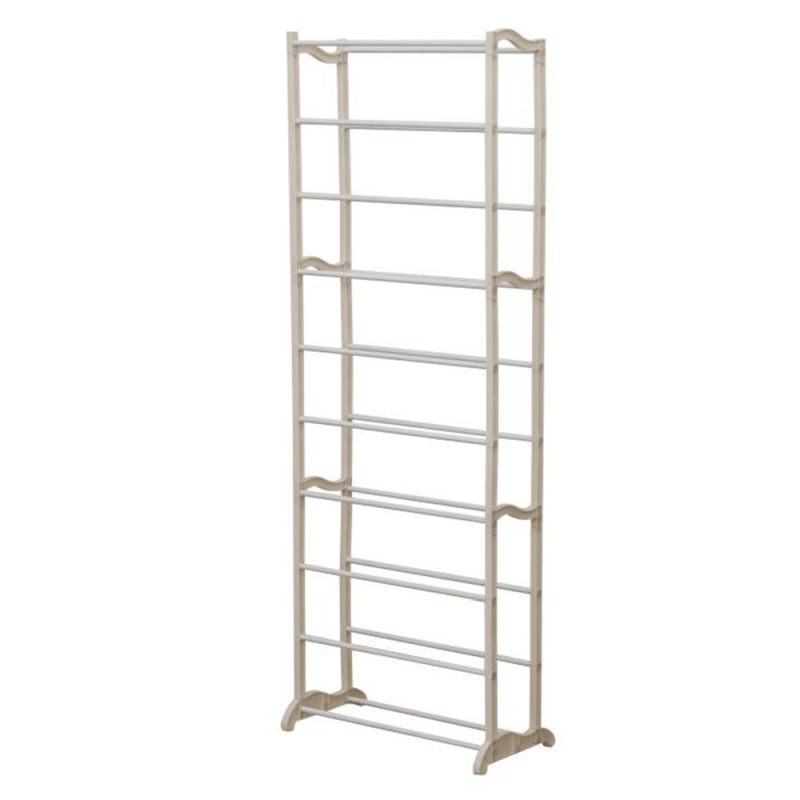 Botník 10-radový pre 30 párov, biely