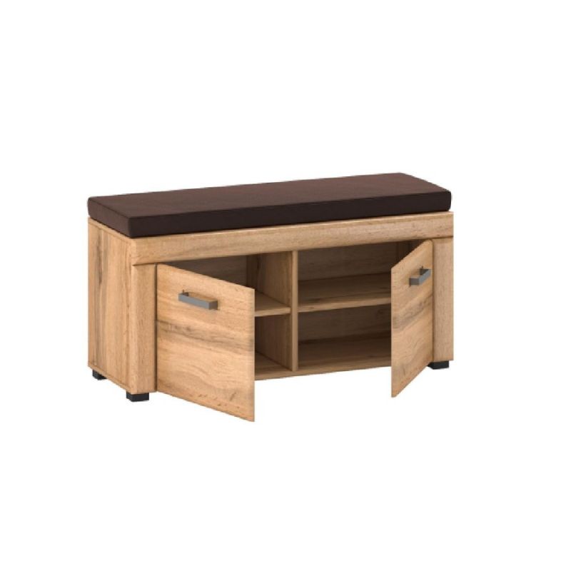 Nevšedná lavica v podobe botníka, dub apalačský