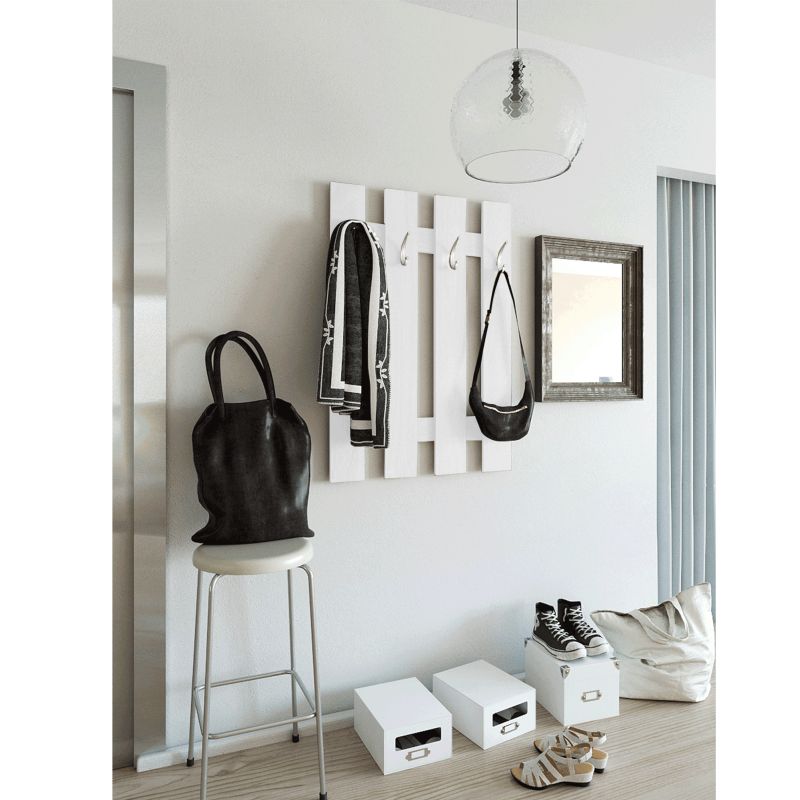 Vešiaková stena KV11, biela