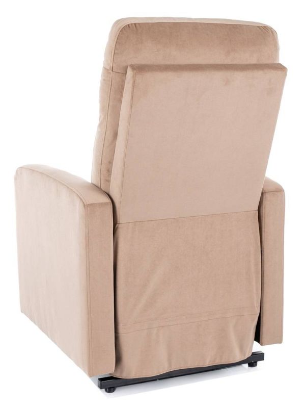 Elektrické elegantné polohovateľné kreslo, béžová bluvel 28