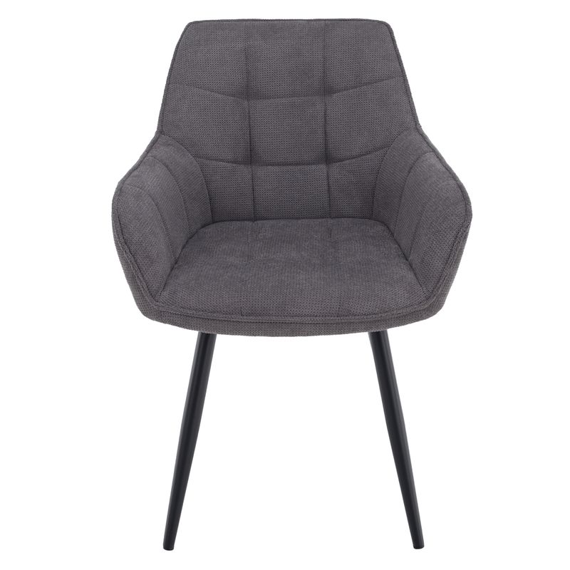 Dizajnové kreslo, sivá-čierna