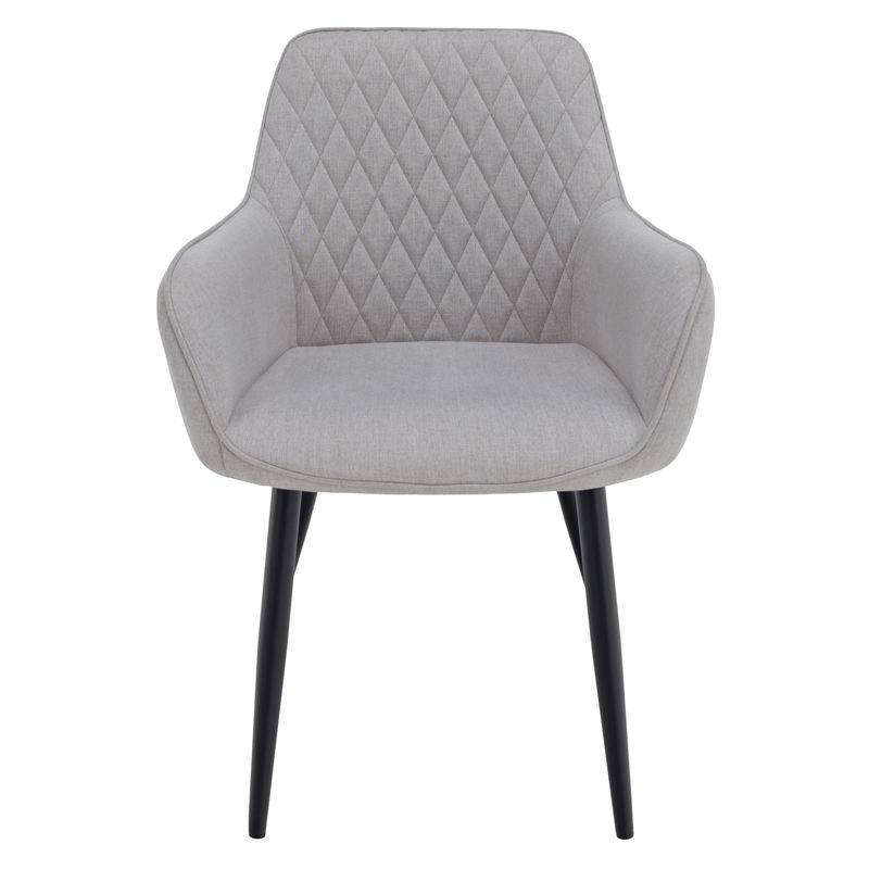 Štýlové dizajnové kreslo, svetlosivá-čierna