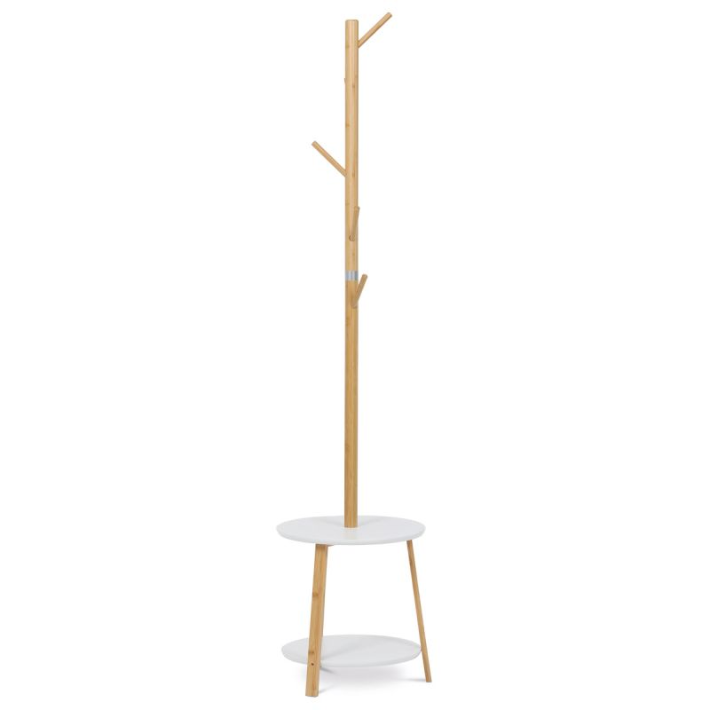 Stojanový vešiak biely