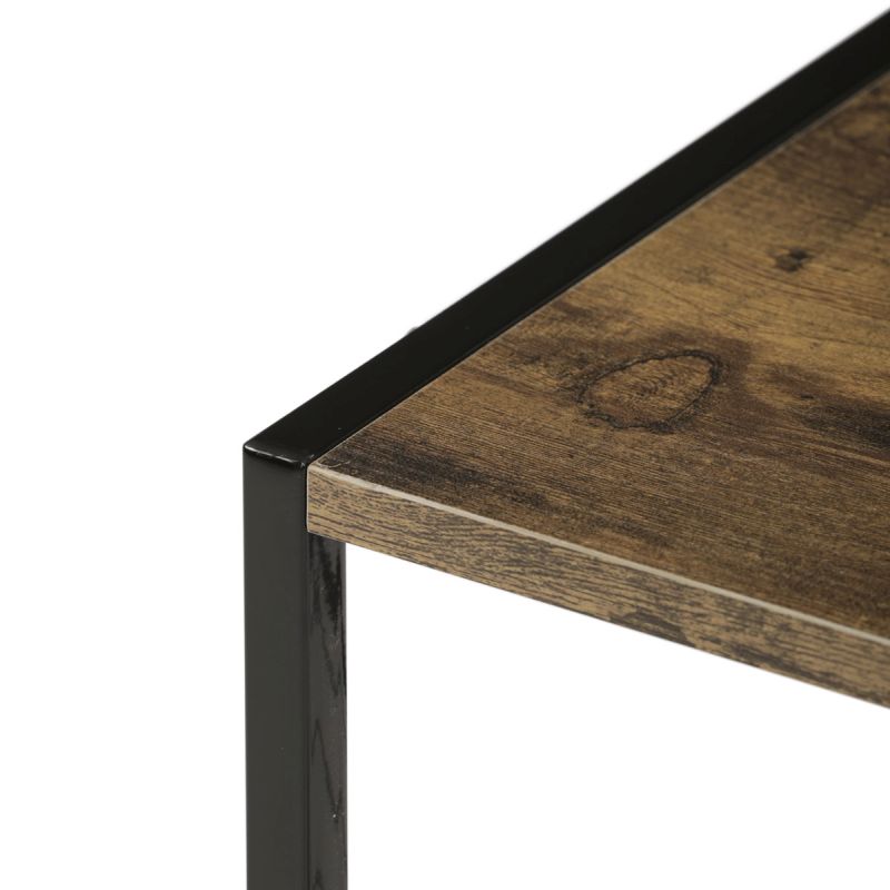 Botník, 2 police, MDF, dekor staré drevo