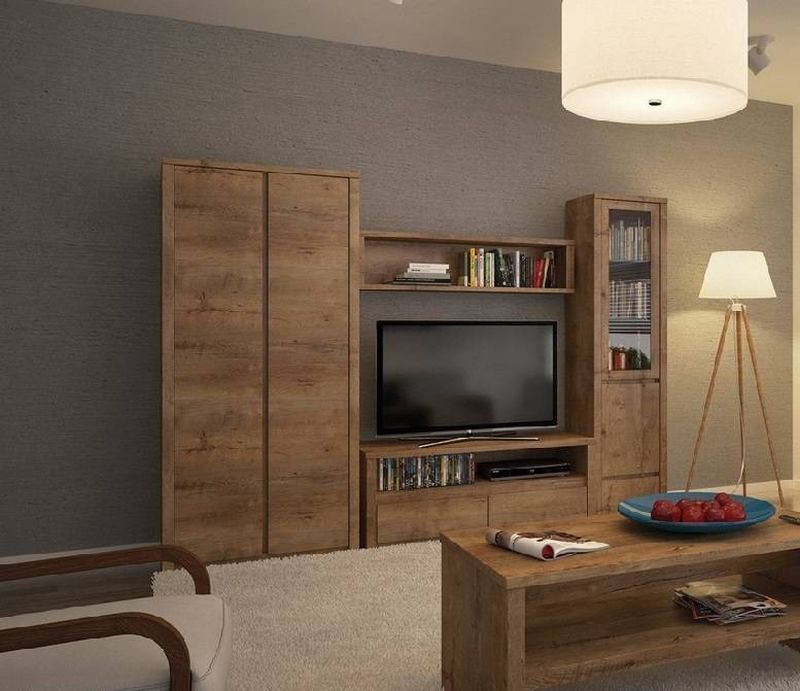 Nočný stolík bez úchytiek lefkas ciemny