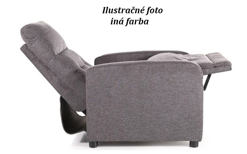 Polohovacie elegantné kreslo, béžová 34