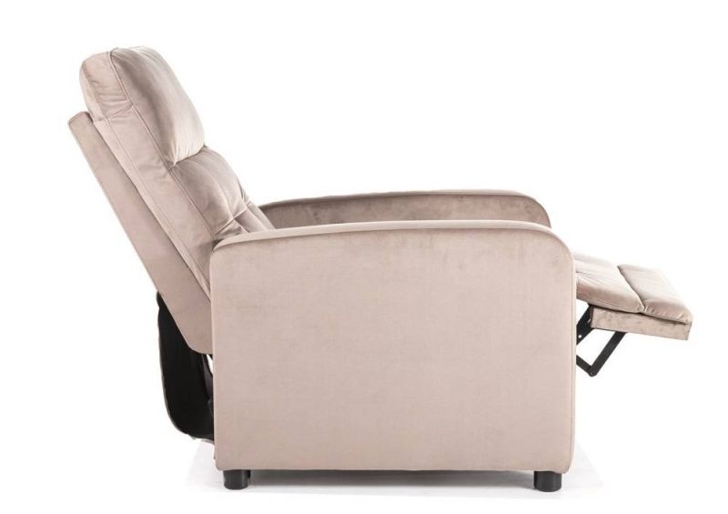 Polohovacie kreslo v skvelom dizajne, béžová bluvel 40