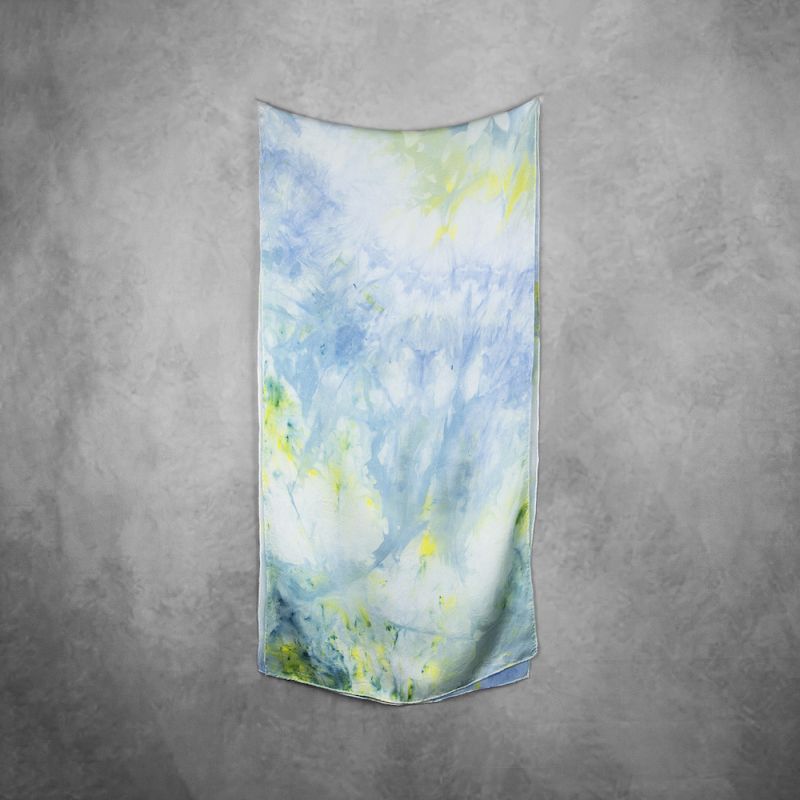 Hodvábny šál LIMITED_23, Vyrobený na Slovensku, 175 x 45cm