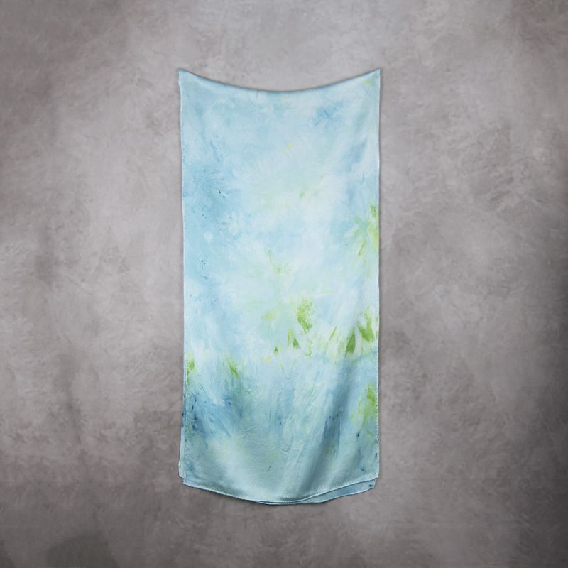 Hodvábny šál LIMITED_27, Vyrobený na Slovensku, 175 x 45cm