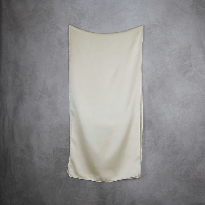 Hodvábny šál BÉŽOVÝ, Vyrobený na Slovensku, 175 x 45cm