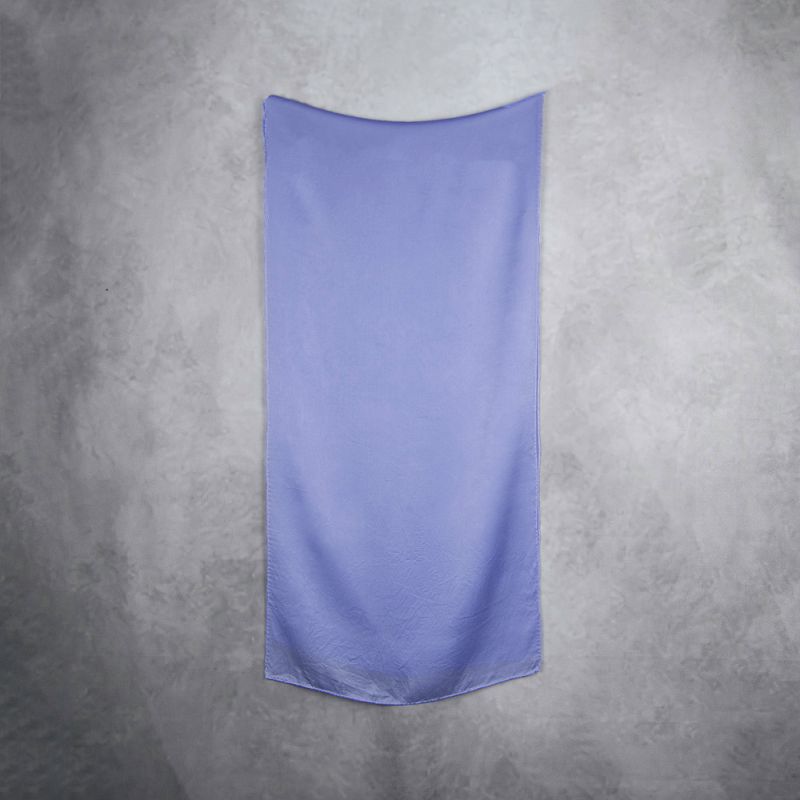 Hodvábny šál CHRPOVO-MODRÝ, Vyrobený na Slovensku, 175 x 45cm