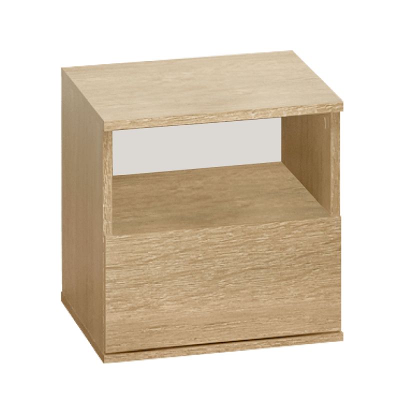 Malý elegantný nočný stolík, dub sonoma