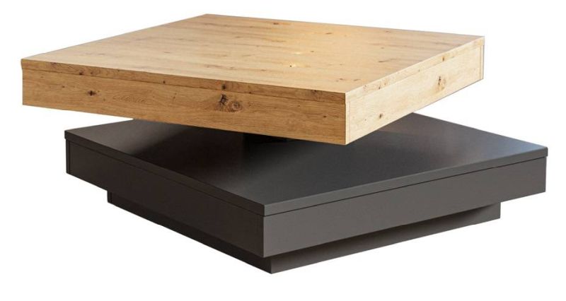 Konferenčný stolík v minimalistickom dizajne, dub artisan-antracyt