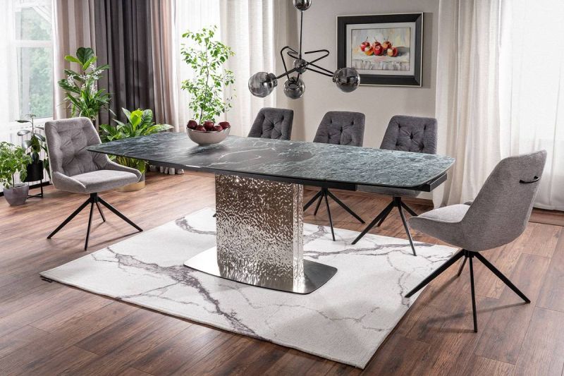 Jedálenská stolička do moderných interiérov, čierna/sivá