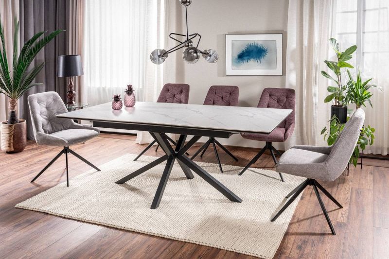 Jedálenská stolička do moderných interiérov, čierna/béžová 34