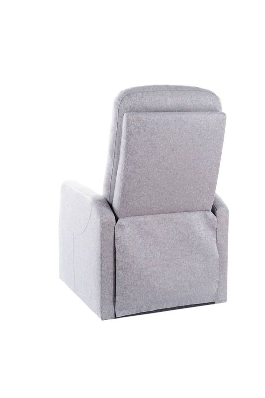 Perfektné relaxačné polohovatelné kreslo, sivá bluvel 14