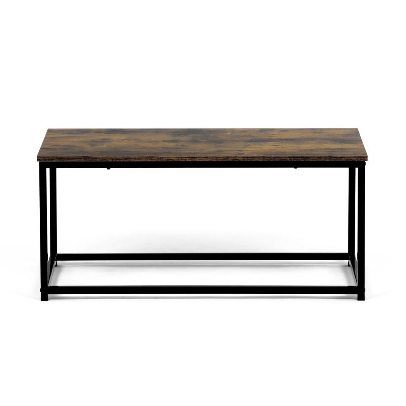 Stôl konferenčný, 90x48x41 cm, MDF, dekor staré drevo