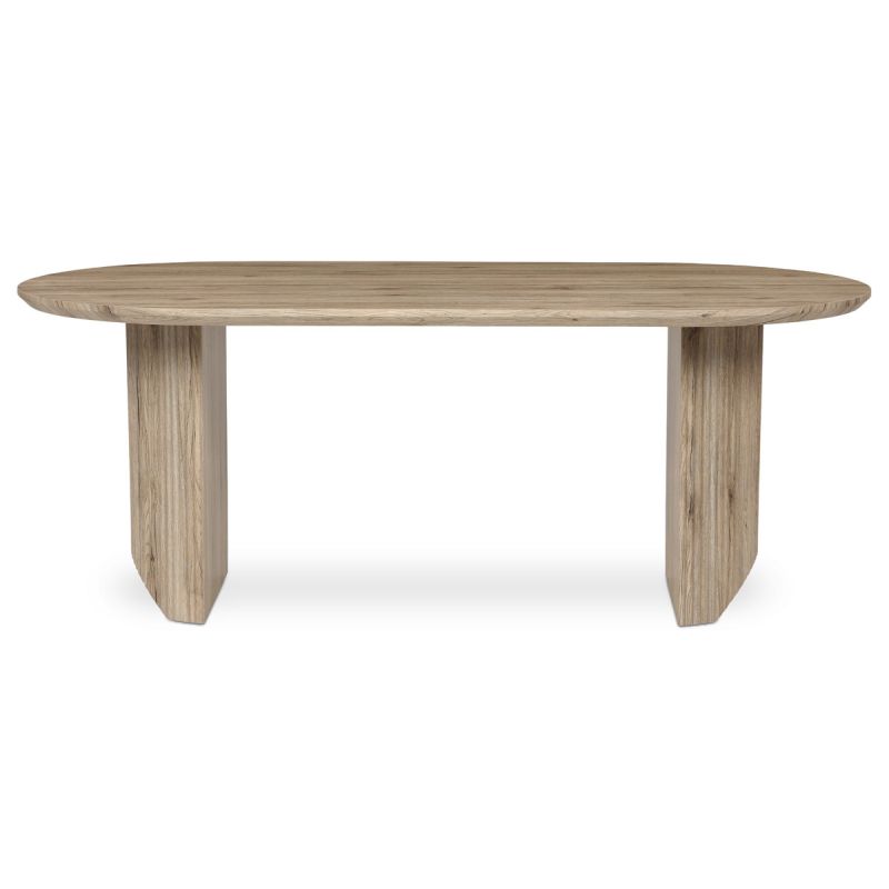 Stôl jedálenský, 200x100x76 cm, MDF doska, 3D dekor dub san remo