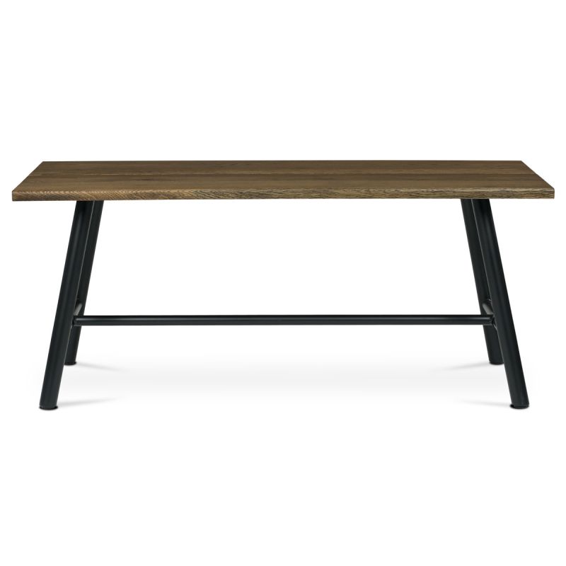 Stôl jedálenský, 180x90cm, dyha, farba orech