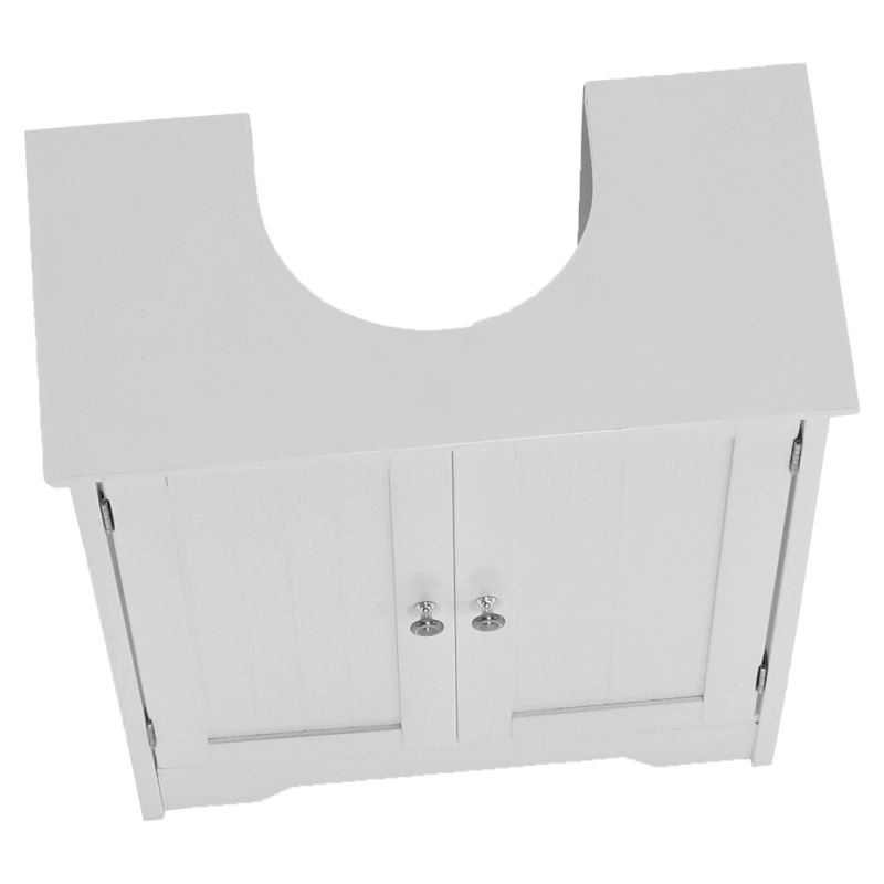 Skrinka pod umývadlo, biela