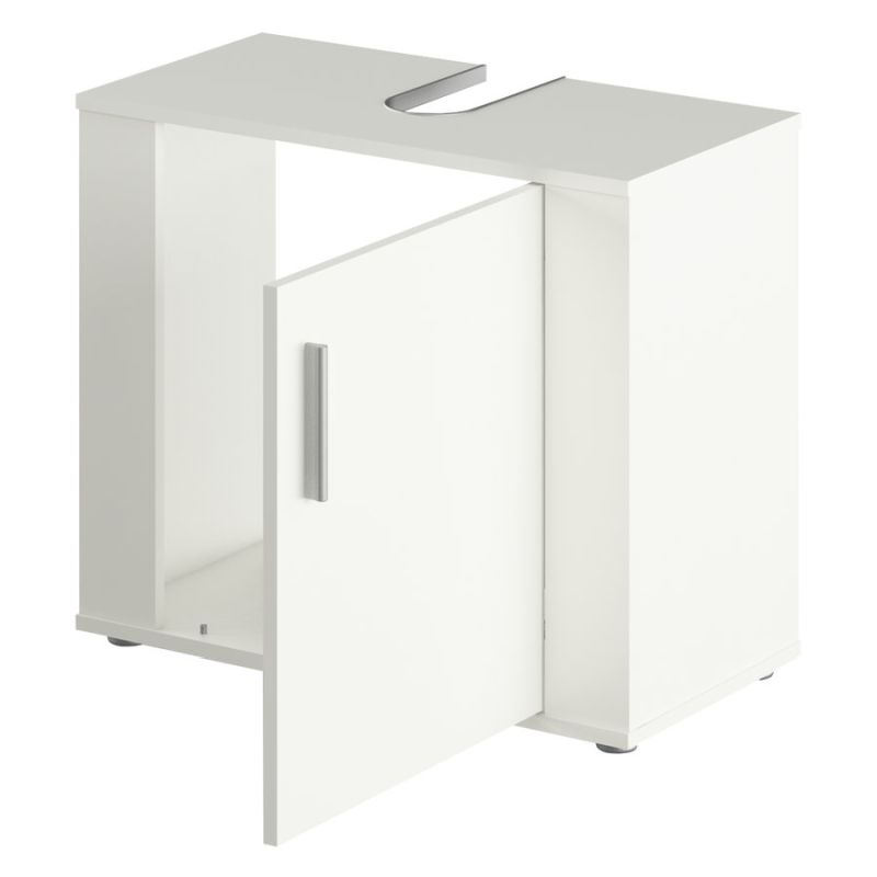 Skrinka pod umývadlo, matná biela