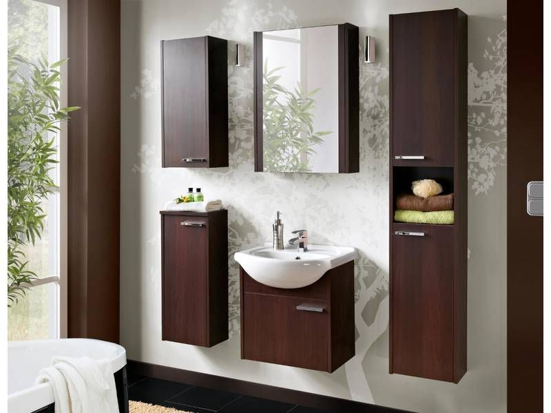 Kúpeľňová skrinka 810 wenge/wenge