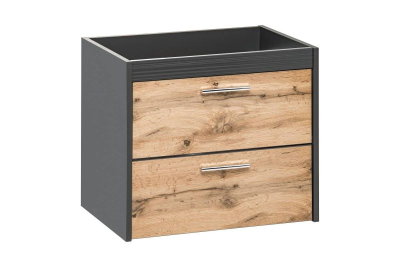 Kúpeľňová skrinka 820 dub wotan/anthracit