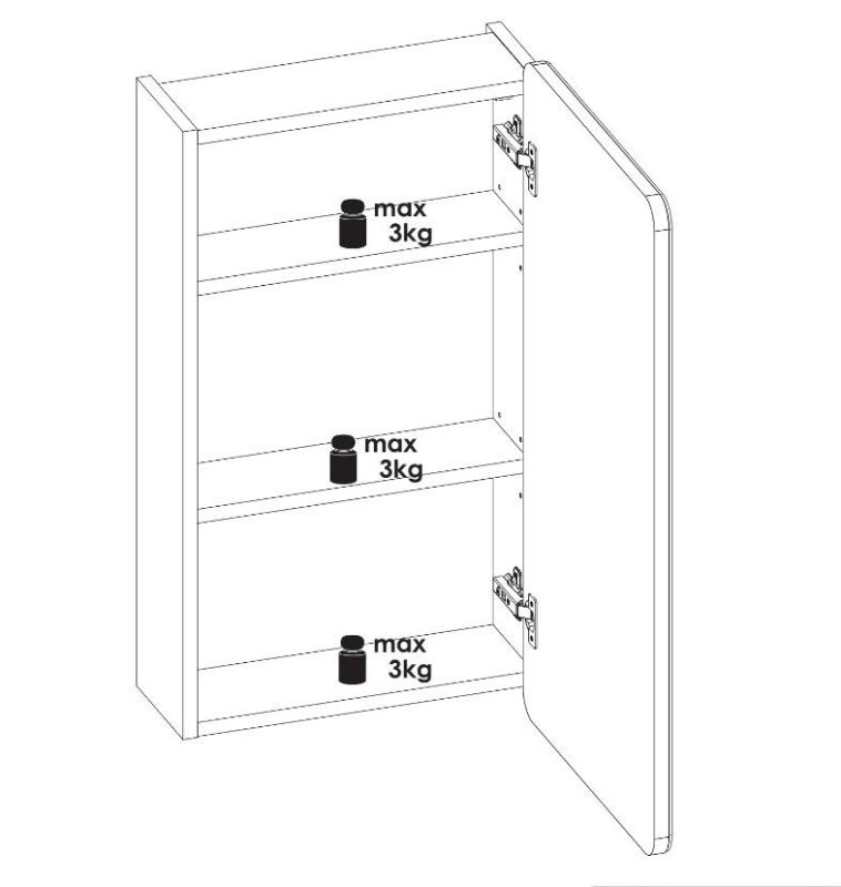 Kúpeľňová skrinka 842 dub wotan