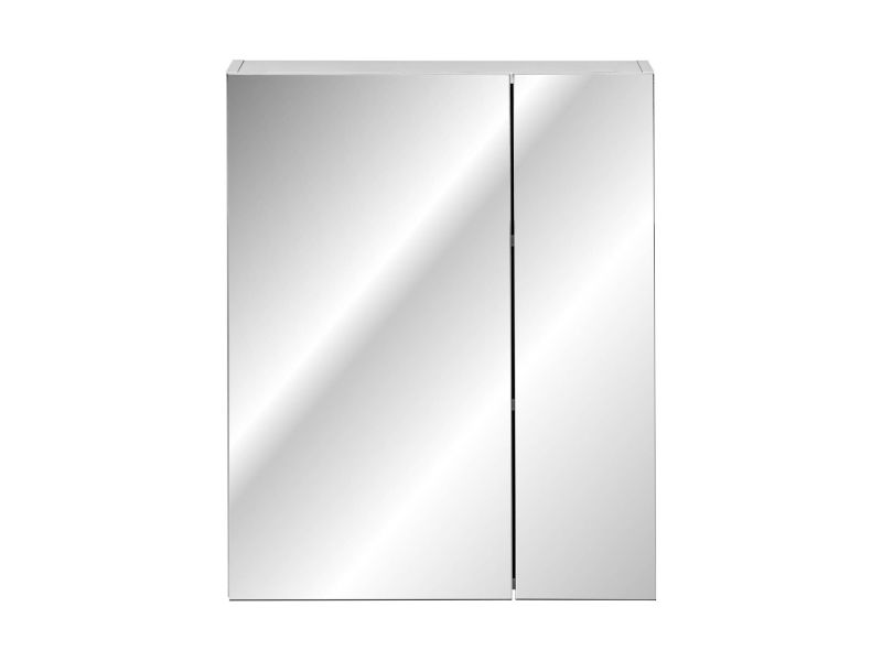 Skrinka do kúpeľne 84-60 biela/zrkadlo