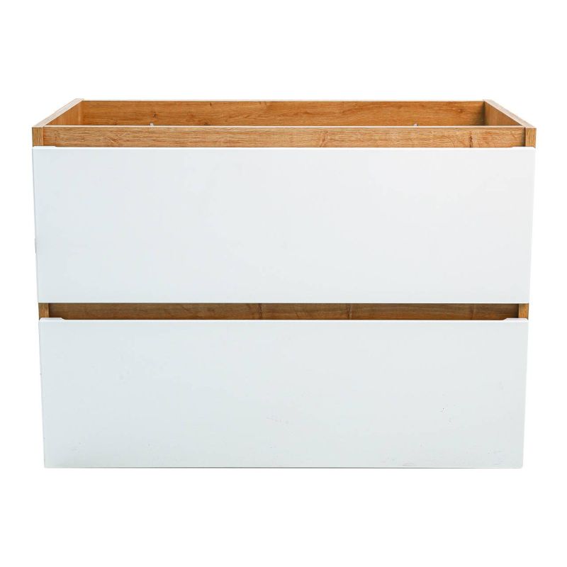 Skrinka do kúpeľne 821 Dub/biela