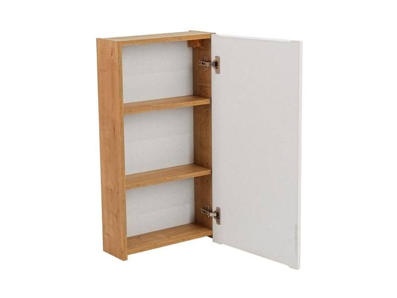 Skrinka do kúpeľne 830 Dub/biela