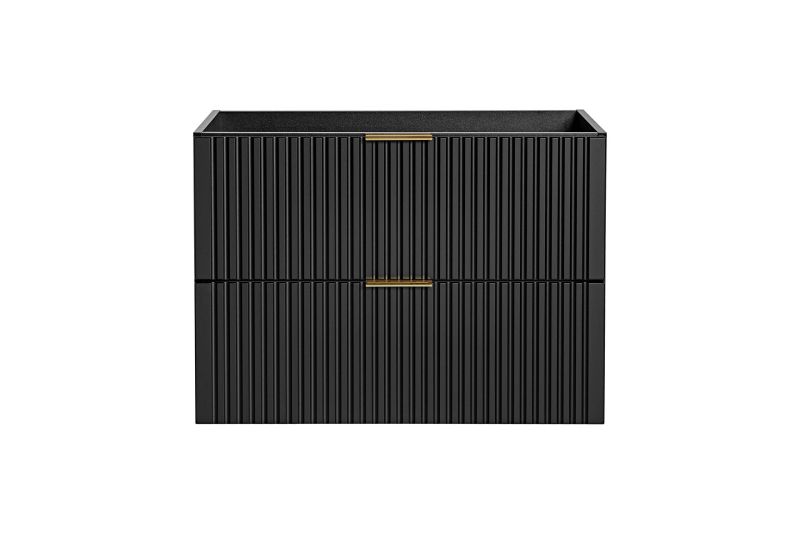 Skrinka do kúpeľne 82-80-B-2S čierny mat