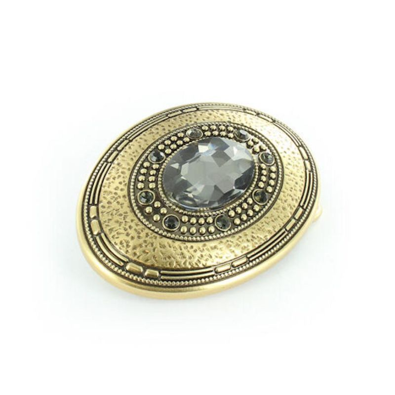 Dizajnová kovová pracka BROOCH, 40mm
