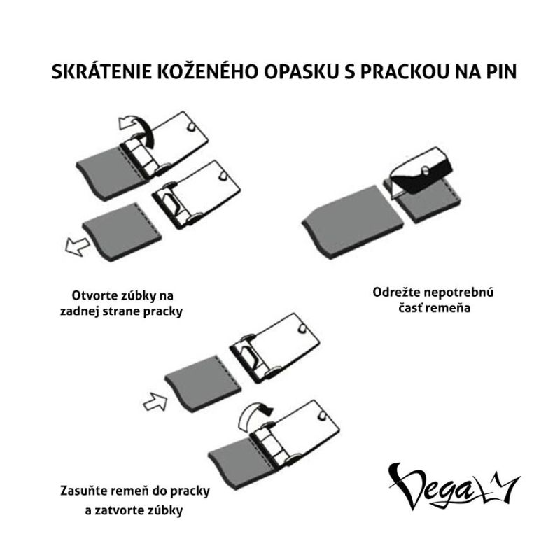 Dizajnová kovová pracka PATCH, 40mm