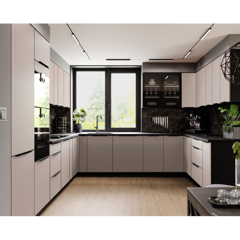 Dvierka na umývačku riadu, cashmere-čierna, ZM 570x596