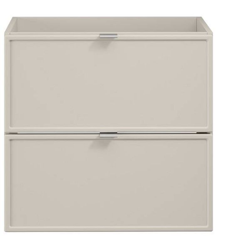 Skrinka do kúpeľne 82-60-46-2S, cashmere mat, 2x zásuvka