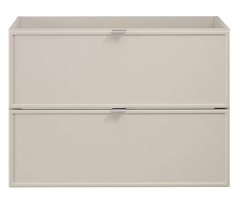 Skrinka do kúpeľne 82-80-46-2S, cashmere mat, 2x zásuvka