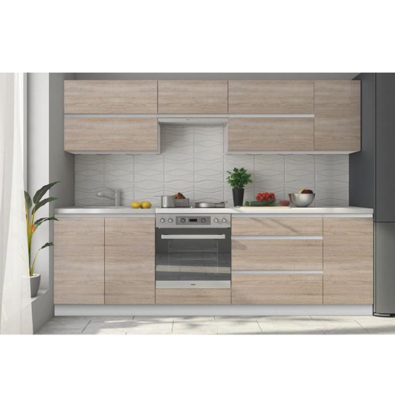 Skrinka horná G 30, dub sonoma-biela, pravá, 1x dvierka