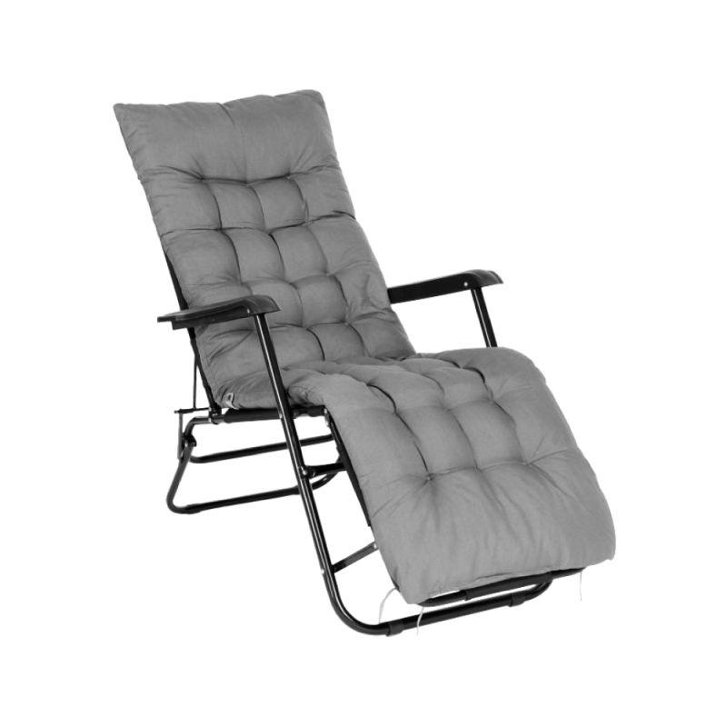 Vankúš na záhradné lehátko, sivý