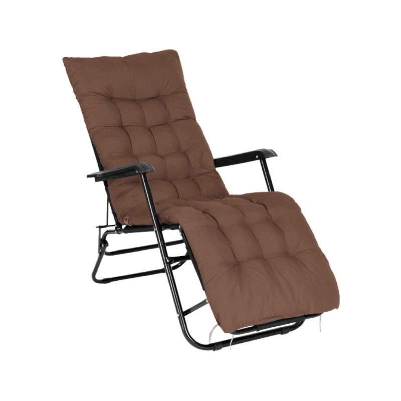 Vankúš na záhradné lehátko, hnedý