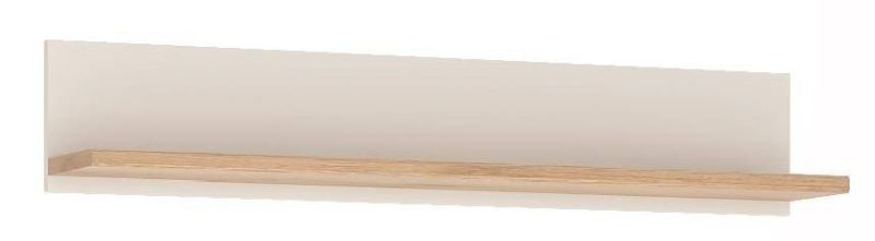 Polička TYP 61 biela-dub san remo