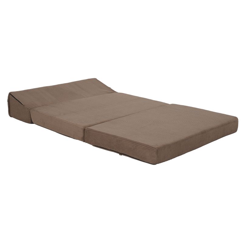 Skladací matrac do tvaru dvojkresla, béžová