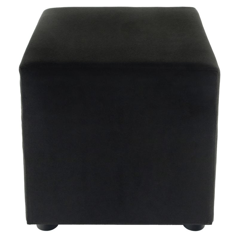 Praktický taburet, látka Alova čierna
