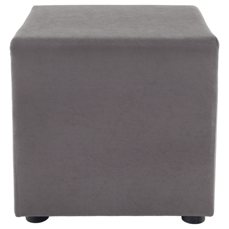Praktický taburet, látka Alova sivá